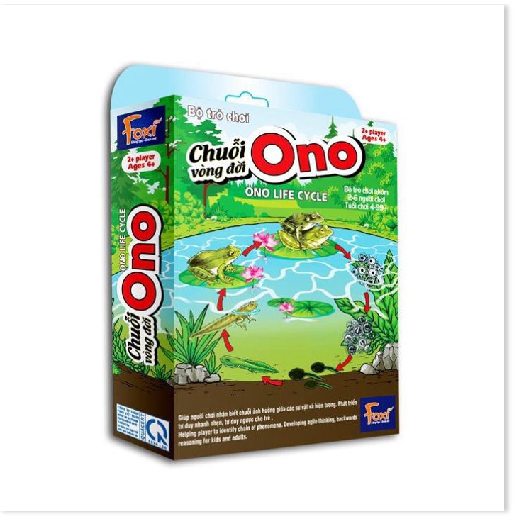 Board game-Flashcard-Chuỗi Ono Foxi-đồ chơi trẻ em-thẻ thông minh-tư duy-vui nhộn-ghi nhớ logic.