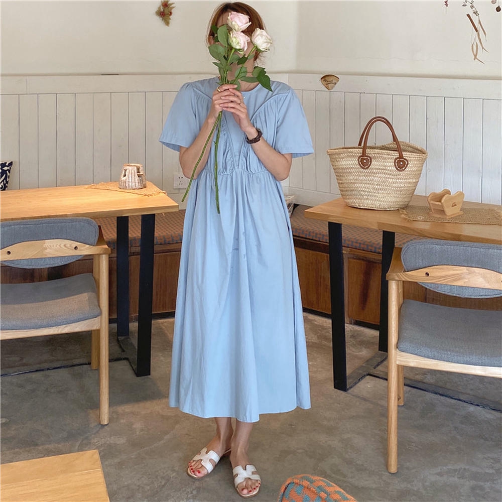 Đầm Tay Dài Cổ Tròn 34394 Có Thể Gấp Gọn | BigBuy360 - bigbuy360.vn