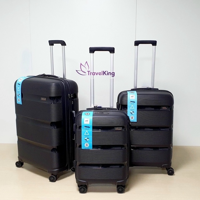 Vali nhựa chống bể vỡ TRAVELKING884 nhựa PP 3 size 20, 24, 28 inch BH 10 năm - VALIKING