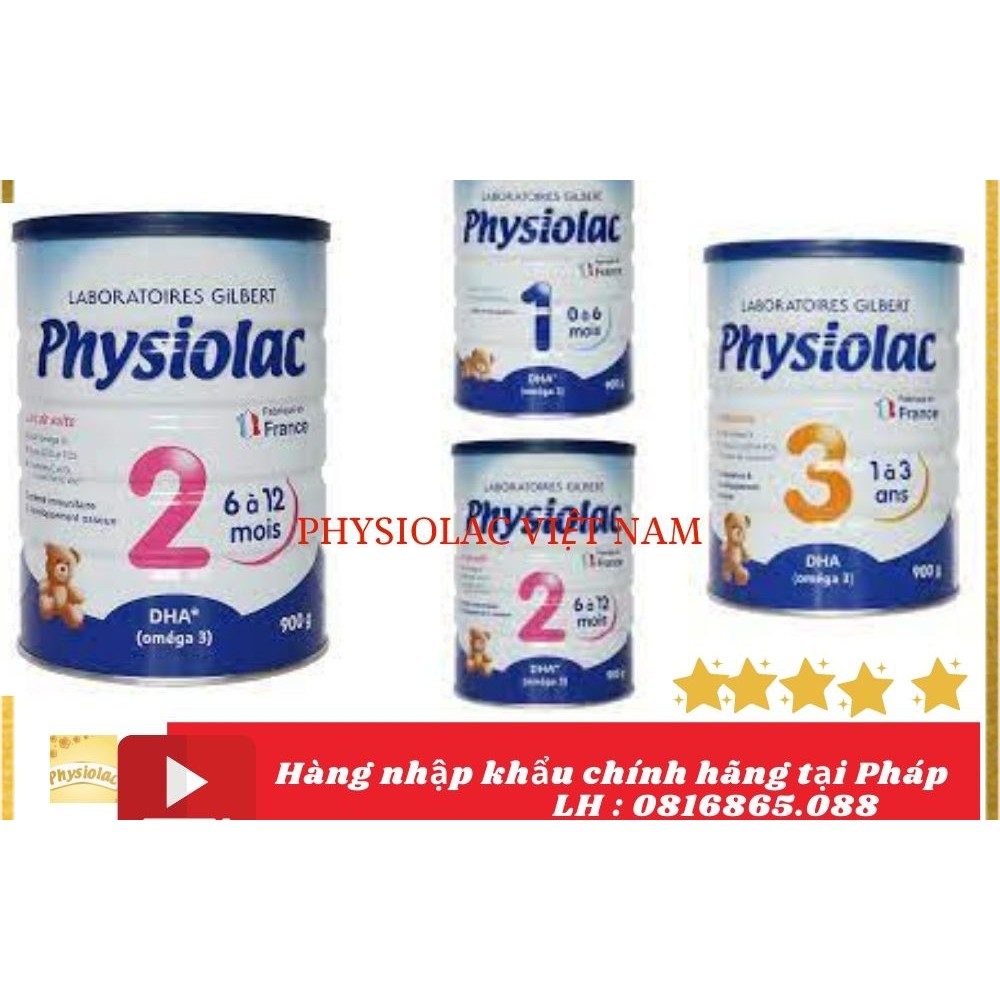 Sữa Physiolac số 2 900g- chống táo bón - Nhập khẩu tại Pháp- Physiolac Việt Nam