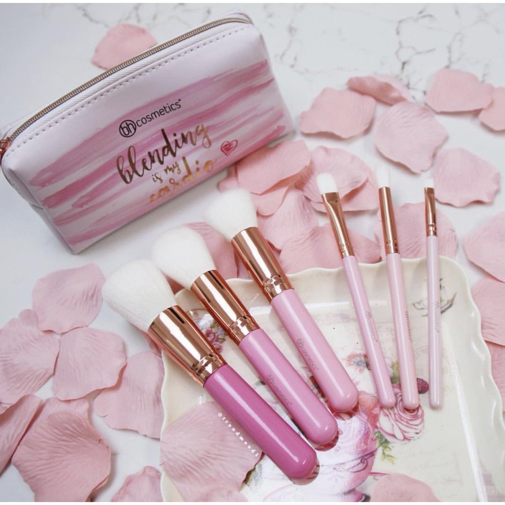 Cọ Bh Cosmetics Mini Pink Perfection Brush Set 6 Pieces