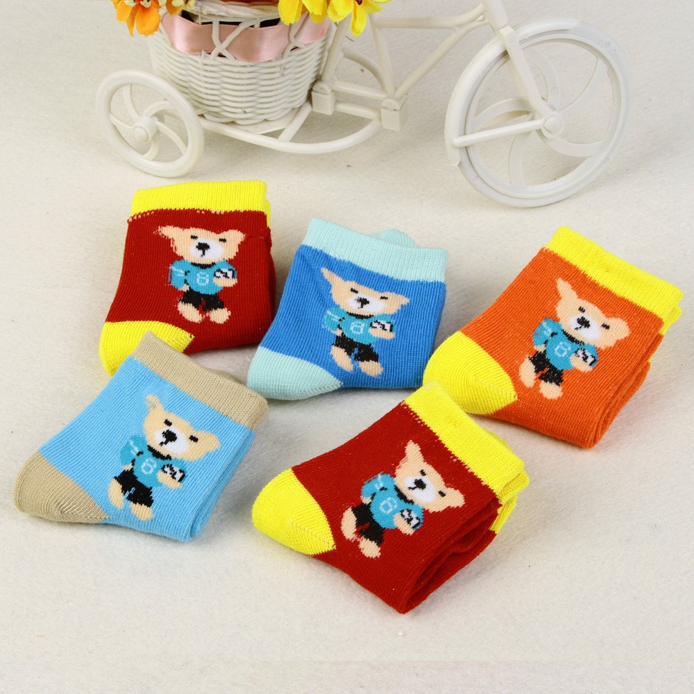 Set 5 Tất trẻ em nhiều màu ( hàng loại 1)
