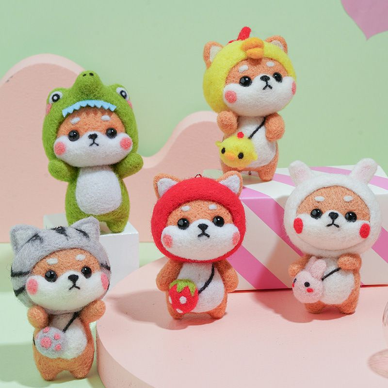 Len Chọc Handmade, Bộ Kit Len Chọc Tân Binh Shiba Inu