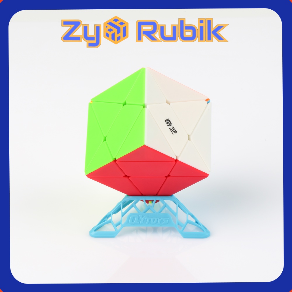 Rubik Biến Thể QiYi Axis + Đế DNA Full Màu - ZyO Rubik