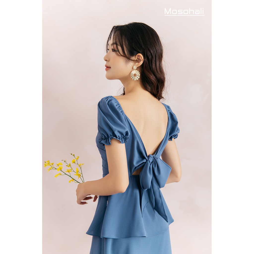 [ HÀNG CÓ SẴN] Váy nữ thiết kế Maxi buộc nơ sau | BigBuy360 - bigbuy360.vn