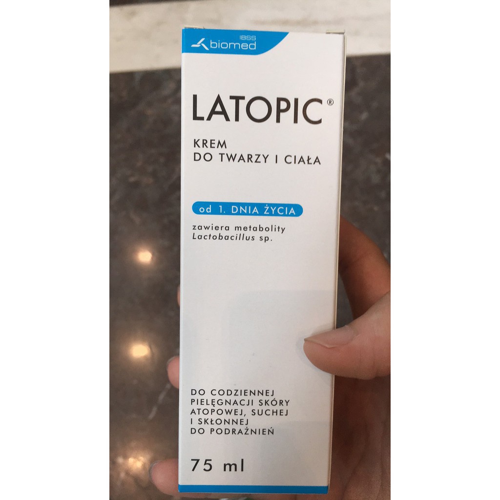 Latopic - Kem Dưỡng Ẩm Giảm Kích Ứng, Làm Dịu Da - 75ml