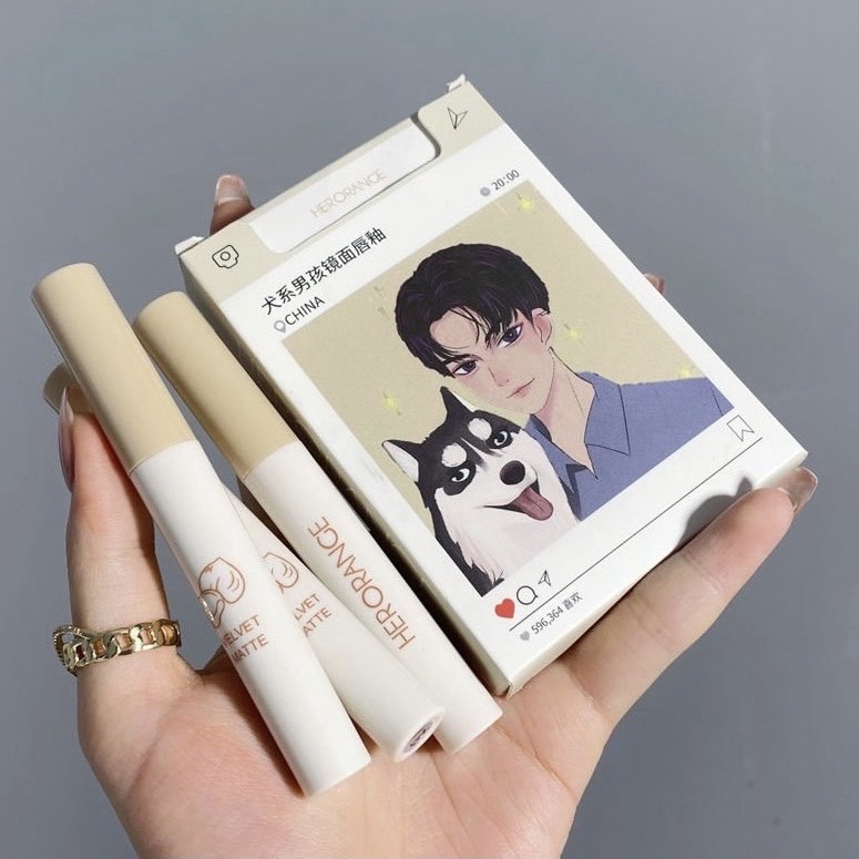 Set 5 Son Kem Mini Herorange Bóng Và Lì Bền Màu Lâu Trôi | BigBuy360 - bigbuy360.vn