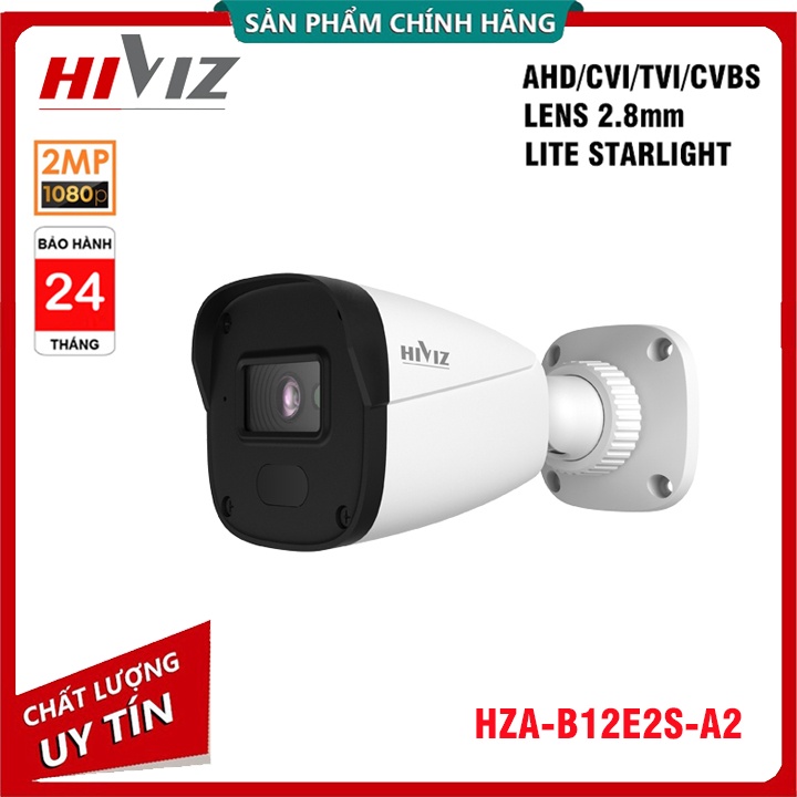 [Xả Lỗ] Camera giám sát Hiviz 2.0MPX | 5MP cao cấp, Tương thích với mọi đầu ghi 2mp, 4mp, 5mp - Chính Hãng
