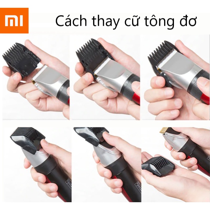 Tông đơ cắt tóc Xiaomi Enchen Sharp R cho gia đình và salon chuyên nghiệp - Hàng chính hãng