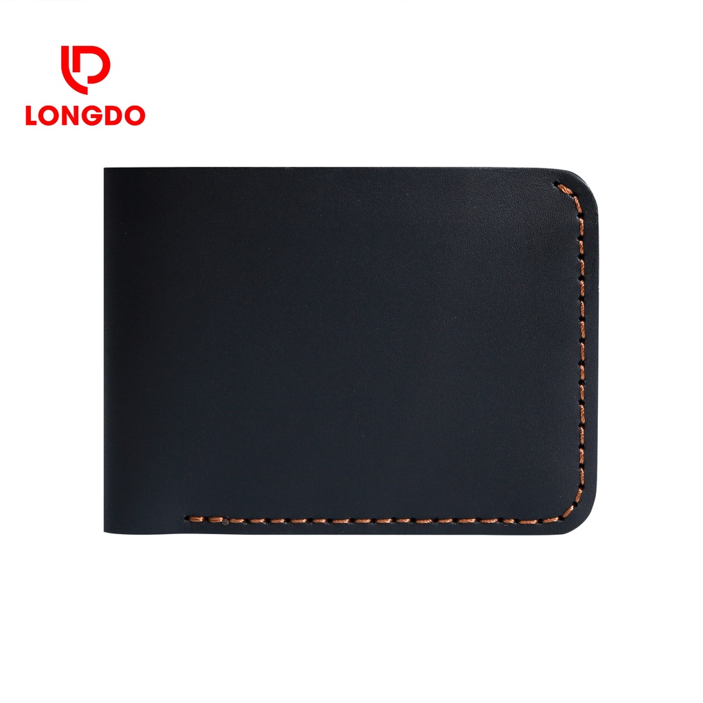 Ví da nam mini cao cấp - Cam kết 100% da bò thật - Bảo hành 5 năm - Thương hiệu uy tín Longdo Leather - B03