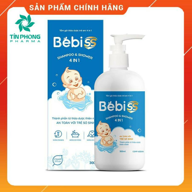 sữa tắm gội thảo dược BÉBi ss an toàn cho trẻ sơ sinh