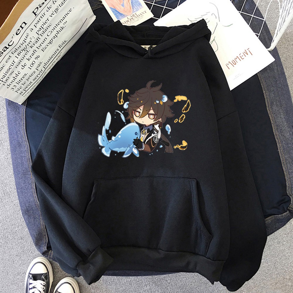 Áo Hoodie In Họa Tiết Anime Zhong Li 12 Màu