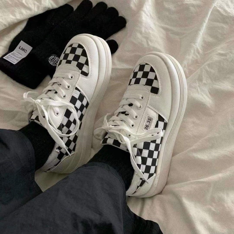 Giày nữ thể thao sneaker đế cao bigsize trắng đẹp HAVAVA G004