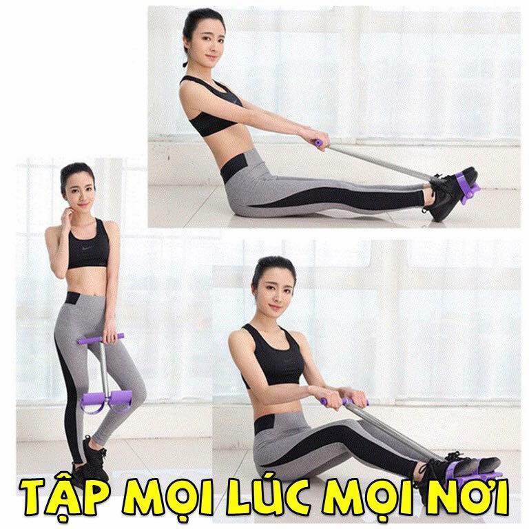 [Tâp Thể Dục] Dây Kéo Tummy Trimmer - Tập Mọi Nơi, Nhiều Bài tập