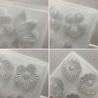 [ĐỦ MẪU] Khuôn hình hoa lá (socola, rau câu, bánh kẹo) nhựa cao cấp