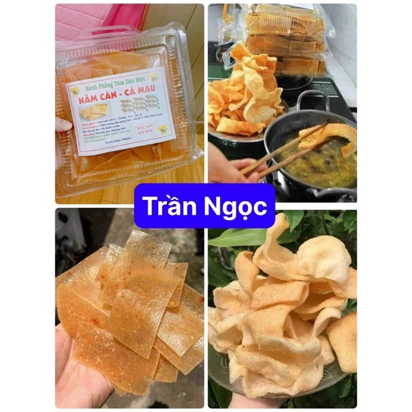 Bánh phồng tôm năm căn 1kg 2 hộp (giao hoả tốc HCM)