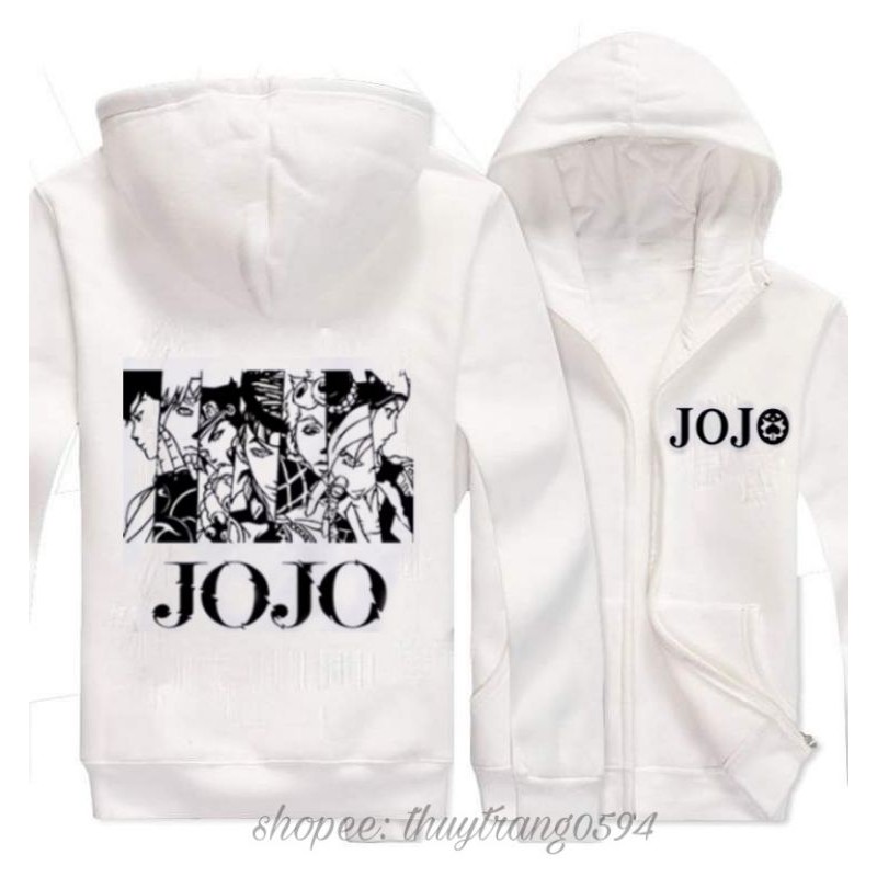 Áo Khoác Nỉ JoJo's Bizarre Adventure Nam Nữ Phong Cách Cá Tính