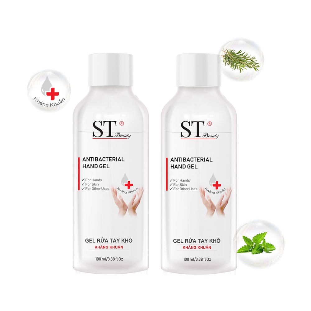 Combo 2 Gel Rửa Tay Khô  ST Beauty 100ml – Hiệu Quả Làm Sạch Da Vượt Trội - Làm Mềm Mịn & Cân Bằng Độ Ấm Cho Da | BigBuy360 - bigbuy360.vn