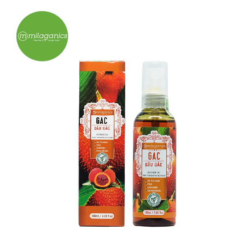 Combo Dầu Massage giảm mỡ 100ml + Dầu dừa Ép lạnh 100ml + Dầu Gấc MILAGANICS 100ml | BigBuy360 - bigbuy360.vn