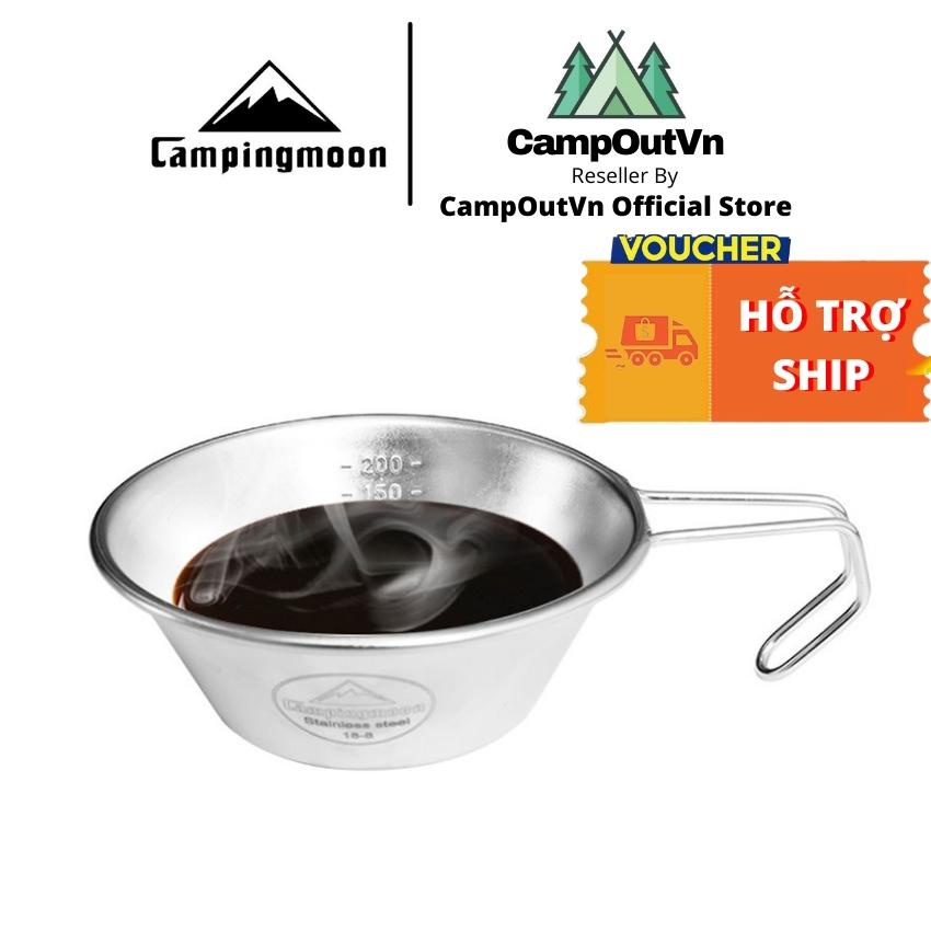 Campingmoon đồ cắm trại campoutvn campingmoon bát cắm trại du lịch dã ngoại nấu uống nhỏ gọn A080