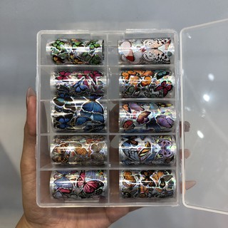Set foil bướm 10 kiểu