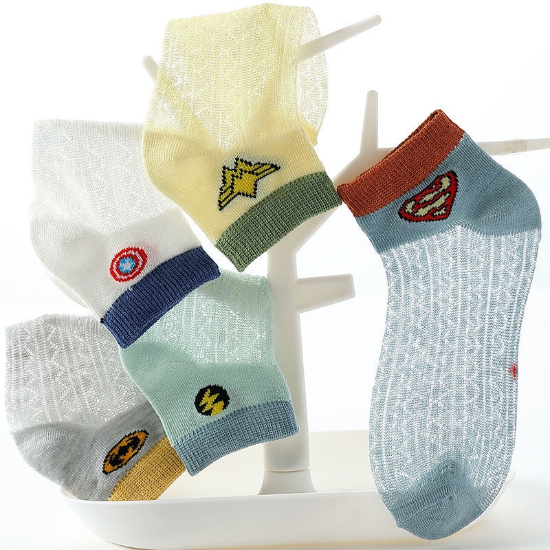 Vớ Cotton Lưới Siêu Mỏng Thoáng Khí Dành Cho Trẻ Em Mới