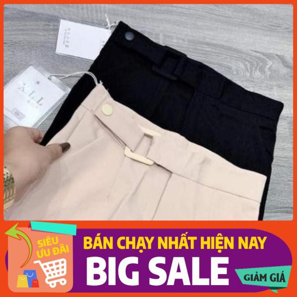 hothotQuần Baggy Đai vuông cúc bấm
