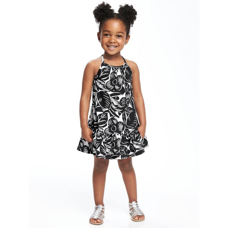 Đầm thun hai dây Old Navy cho bé gái 1-5T D179