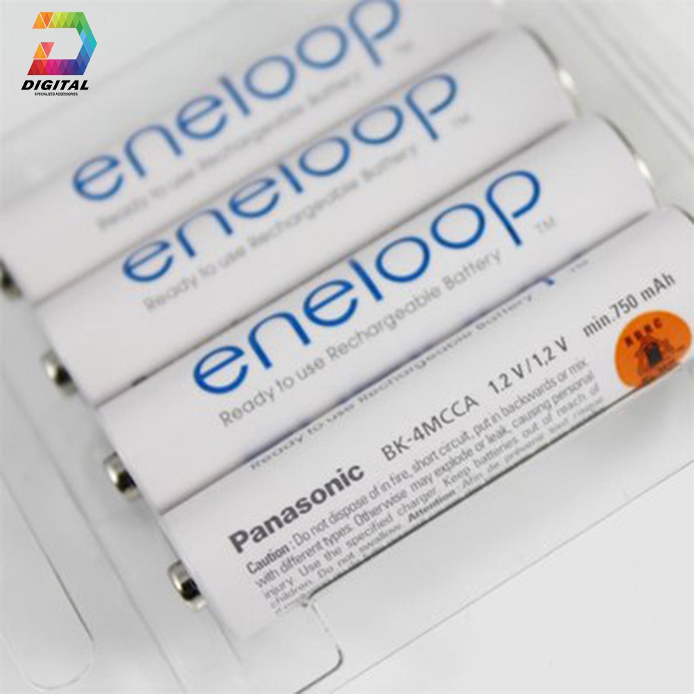 Bộ 4 Viên Pin Sạc Eneloop AAA 800mAh Chính Hãng Nội Địa Nhật Bản