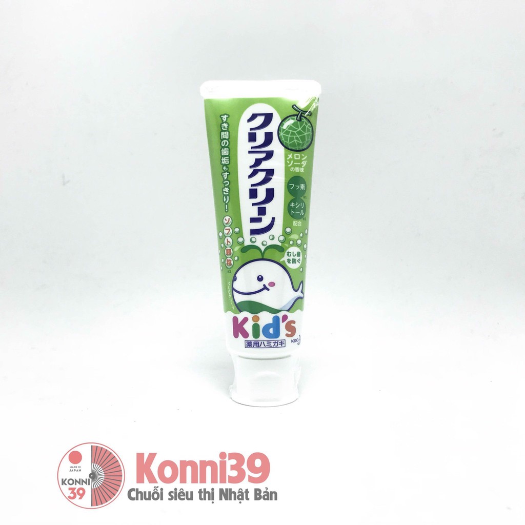 KEM ĐÁNH RĂNG CHO BÉ KAO KIDS NHIỀU VỊ 70G - HÀNG NHẬT NỘI ĐỊA, dành cho bé từ 3 tuổi trở lên