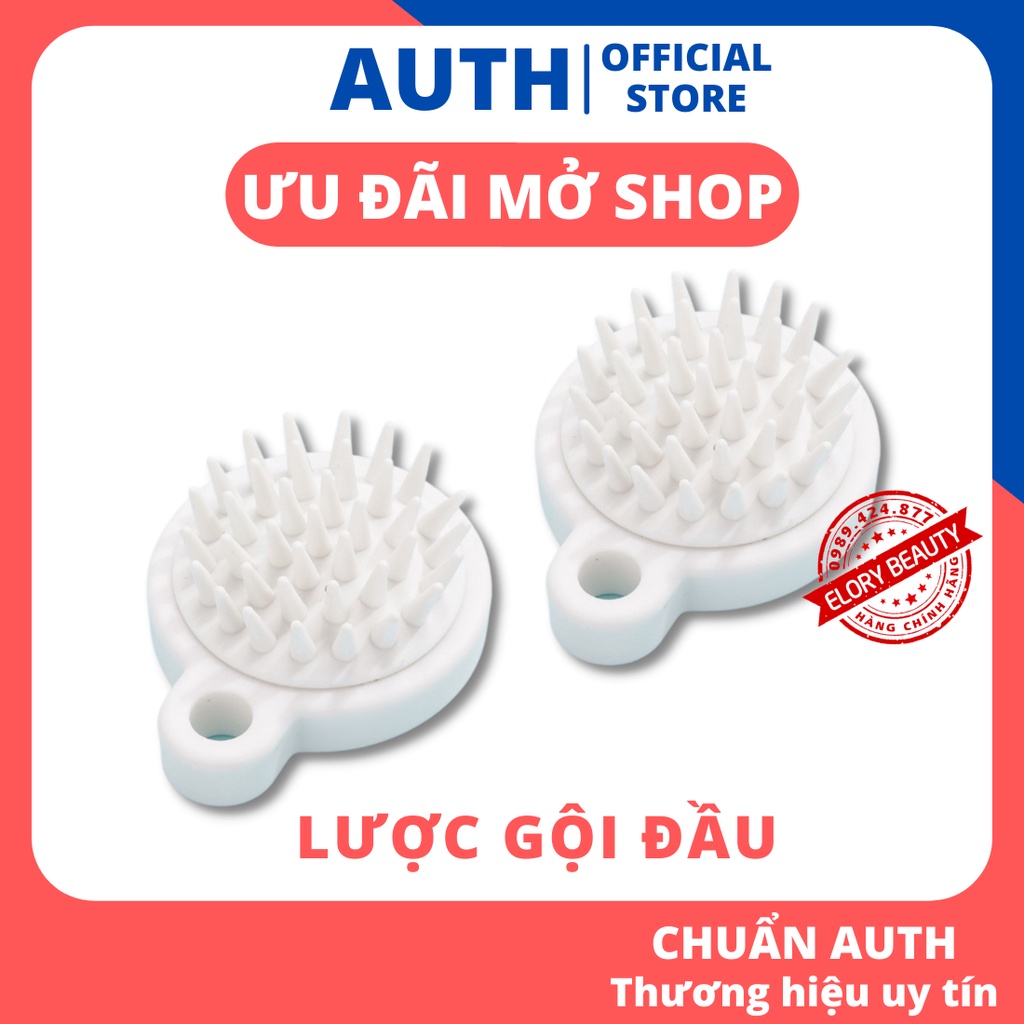 Lược gội đầu Muji xuất Nhật mát xa đầu giảm stress, làm sạch da đầu, kích thích mọc tóc