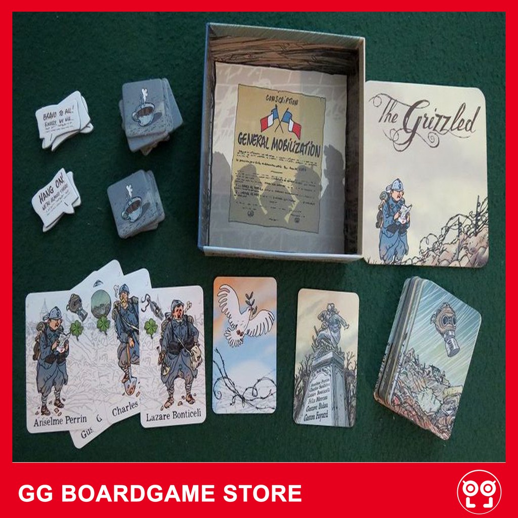 Trò chơi The Grizzled - Board Game Chiến Thuật Phối Hợp