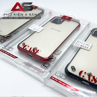 Ốp thương hiệu KST Design viền màu, lưng nhám, chống vân tay, chống sốc cho iphone