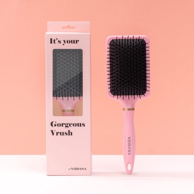 Lược chải tóc gỡ rối và massage da đầu Vodana Lovely Mini Cushion Brush VA21MCPK