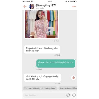 Áo Dài Lụa Hoa nhí Ảnh thật 100%
