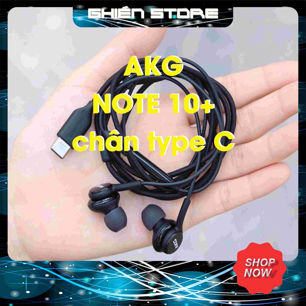 Tai Nghe SamSung Nguyên Seal AKG NOTE S10+ Chân Type-C Hàng HOT - GHIỀN STORE