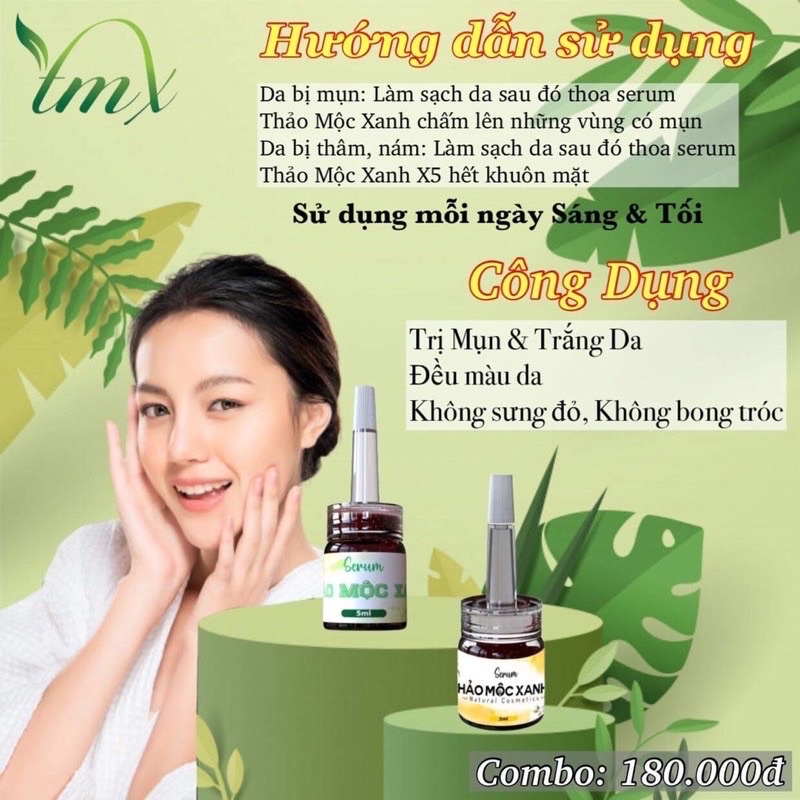 Thảo Mộc Xanh Mua  Sỉ 2 lọ