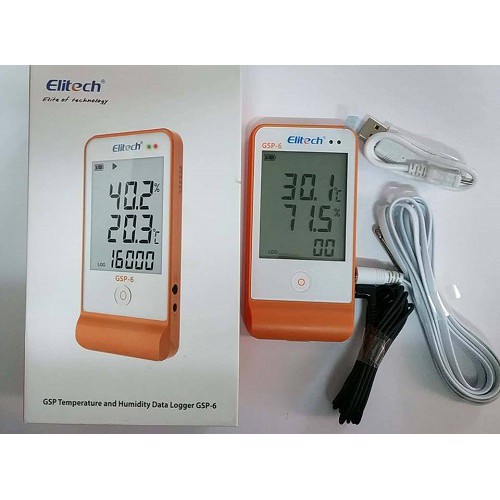 Nhiệt ẩm kế tự ghi Elitech GSP-6