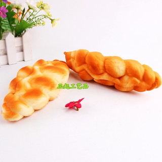 đồ chơi squishy bánh mỳ xoắn 20cm