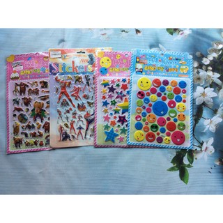 sticker,hình dán trang trí nhiều hình đủ size lựa chọn (1 tập ) [VPP Nam Ngân]