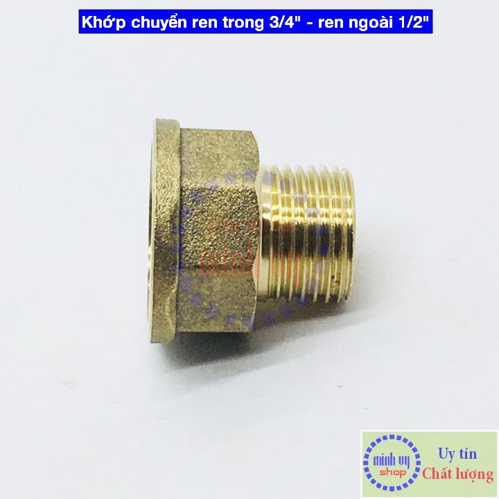 Khớp chuyển ren TRONG 27mm  sang ren NGOÀI 21mm