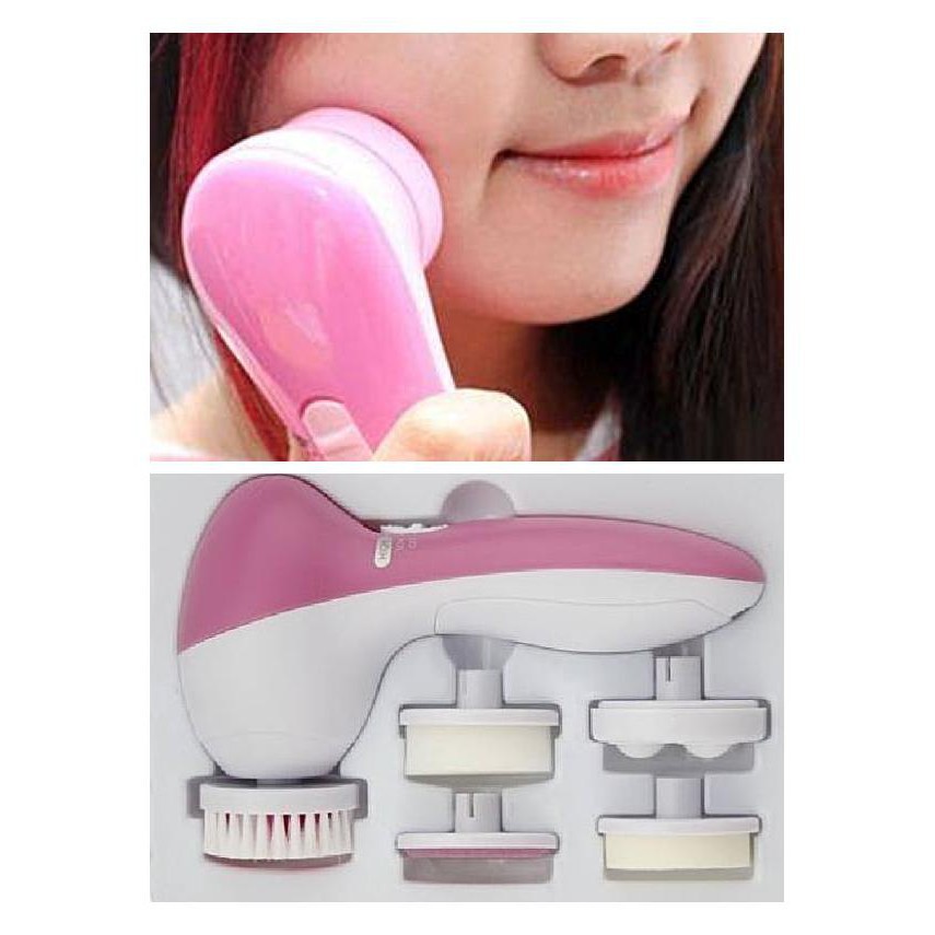 Máy Rửa Mặt 5 in 1, Máy Mát Sa Cầm Tay, Massage 5 in 1, Matxa Mặt Đa Năng BEAUTY CARE MASSAGE