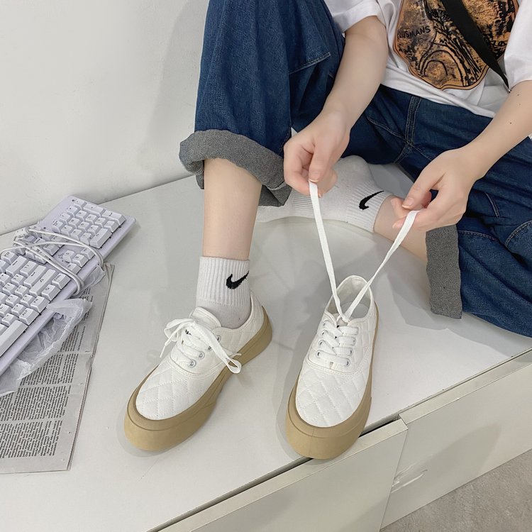 Giày thể thao thắt dây thời trang Hàn Quốc cho nữ | BigBuy360 - bigbuy360.vn