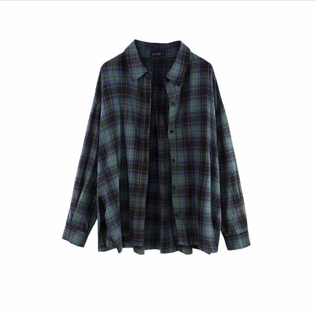 Áo flannel kẻ caro