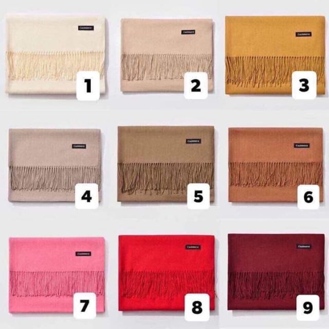 [ CHUYÊN SỈ ] Khăn Cashmere hàng loại 1 (KT 70*200cm)