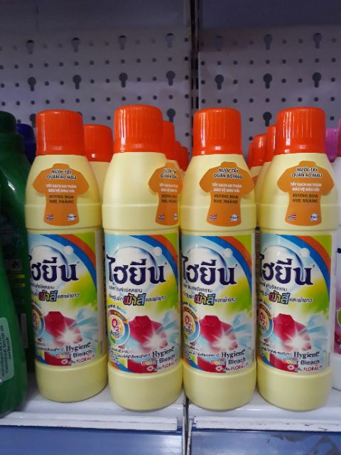 Tẩy quần áo màu Hygien chai 500ml
