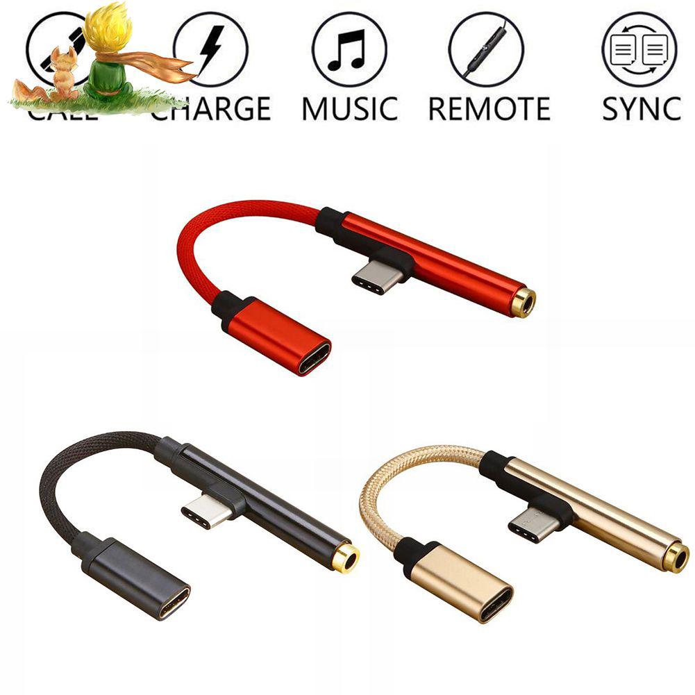 Cáp chia sạc âm thanh đầu cắm 3.5mm