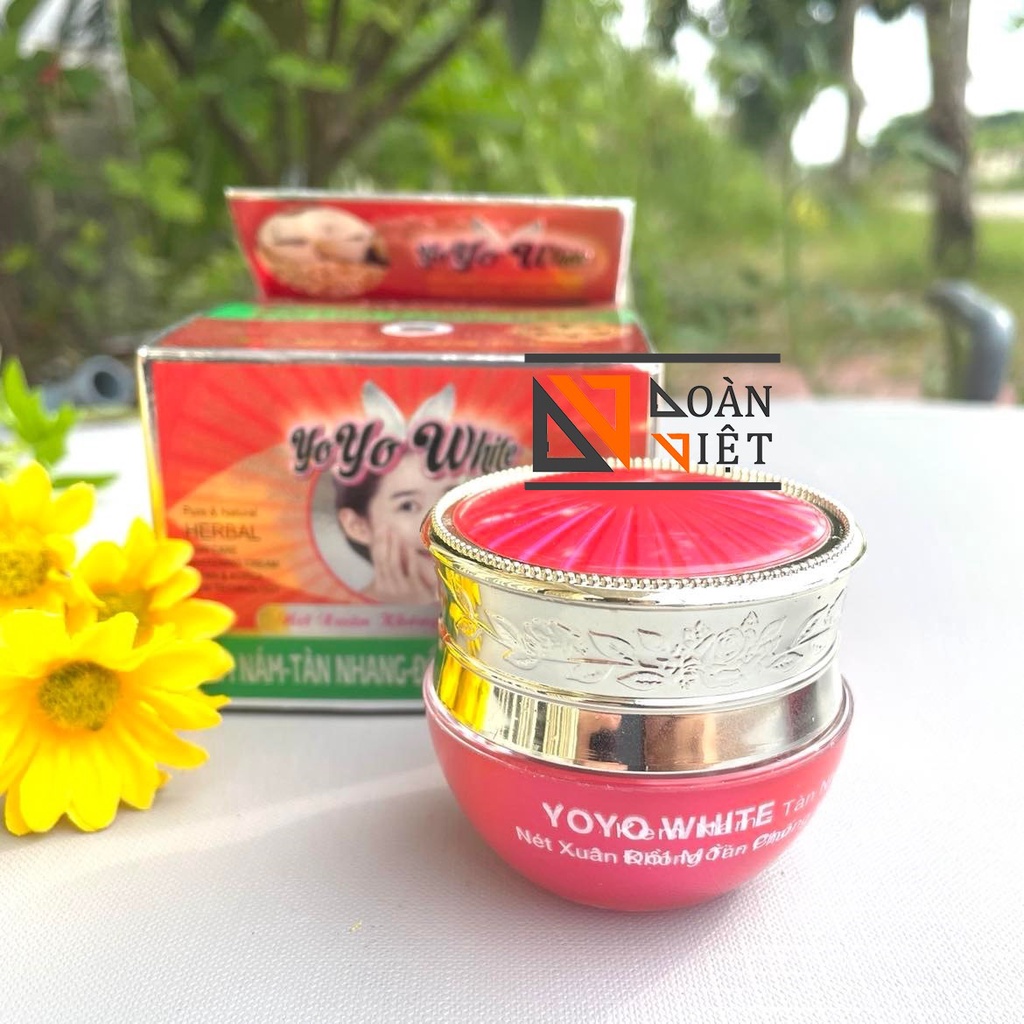 Kem YOYO WHITE 10g chuyên Mụn, Nám, Tàn nhang đồi mồi, Dưỡng da, Chống nắng. Công nghệ cải tiến Hàn Quốc