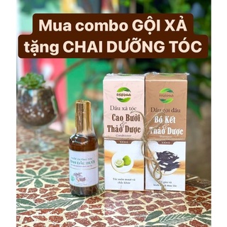 Combo gội - xả thảo dược hương quê