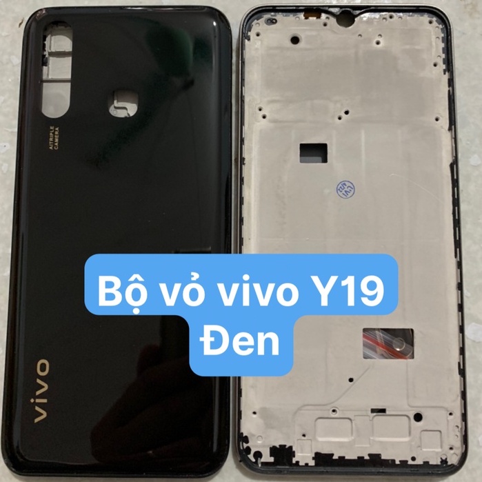 Bộ Vỏ Sườn Vivo Y19 Zin Hàng Cao Cấp / gồm lưng, sườn, phím, kính camera